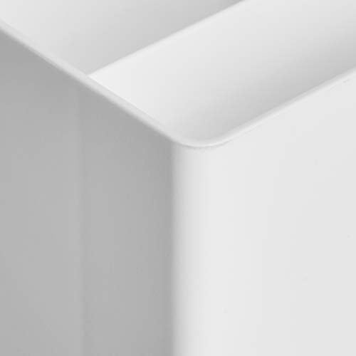 Amazon Basics Plastic Desk Organizer Pen Cup White - Image 3
