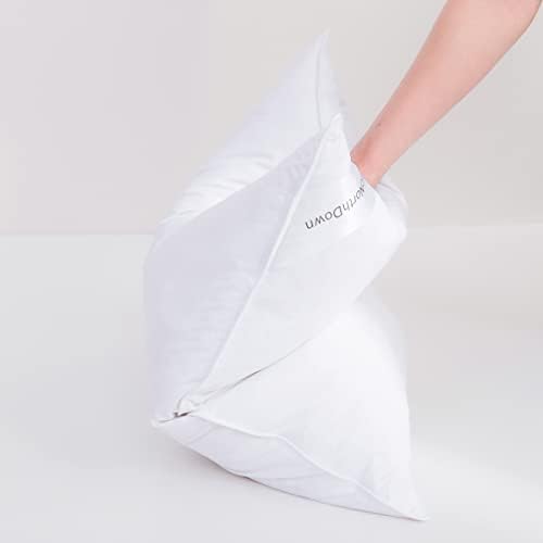 Luxury Goose Down Feather Pillows Standard Size One Pack White Pillow Bedding Soft - Image 4