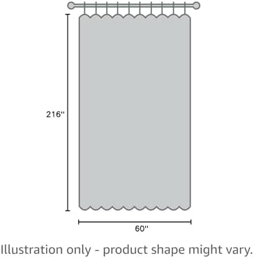 NICETOWN Sheer Window Scarfs W60 x L216 for Normcore Design, Voile Textured Sheer Curtains Easy to Concave Shape for Boys/Seniors, 2 Panels, Light Grey - Image 6