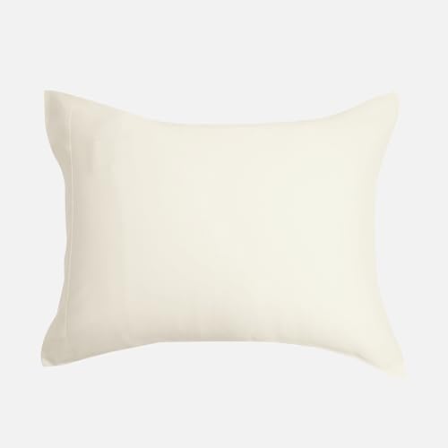 DOZ Pillowcase Set, 100% Viscose derived from Bamboo, Organically Grown, Buttery Soft, Silky, Breathable, Cooling, Oeko-TEX, High GSM, 2-Pack, Envelope Closure (Queen, Ivory) - Image 3
