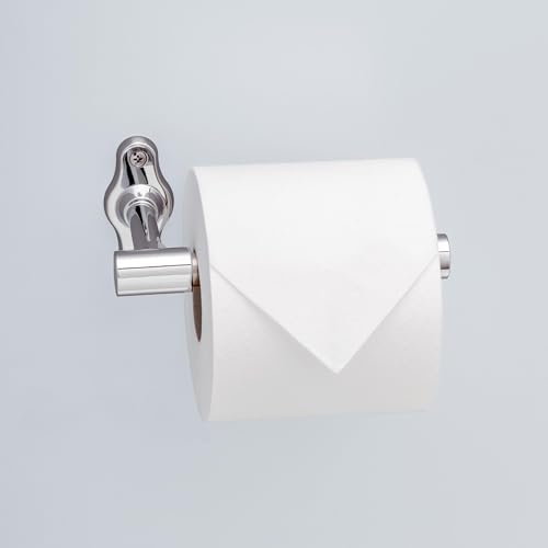 Franklin Brass Calloway (1-Pack) Toilet Paper Holder Polished Chrome Euro Tissue Roll Holder Single Post Toilet Tissue Holder Wall Bathroom Accessories Bath Organization/Storage CLWY51-PC - Image 2
