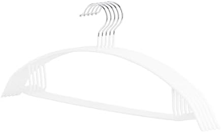 Sweater Hangers No Shoulder Bump, Non-Slip Rubber & Rust-Free Metal by BESSLEE