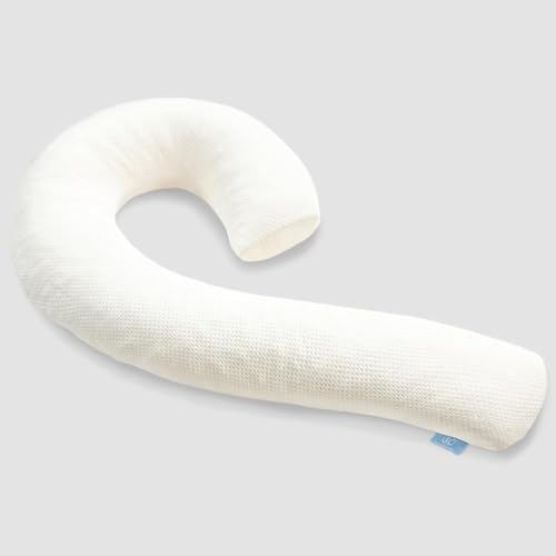 Body Pillow for Adults, Swan Pillow Insert for Sleeping, Beige, 49 Inch by SchnauzerHome