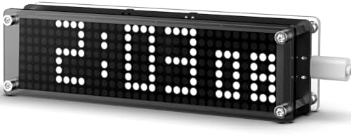White WiFi Digital Clock with Seconds,Smart Desk Clock with Auto Time Sync, Day & Date,Low Light Silent Clock for Bedroom, Nightstand by Unknown