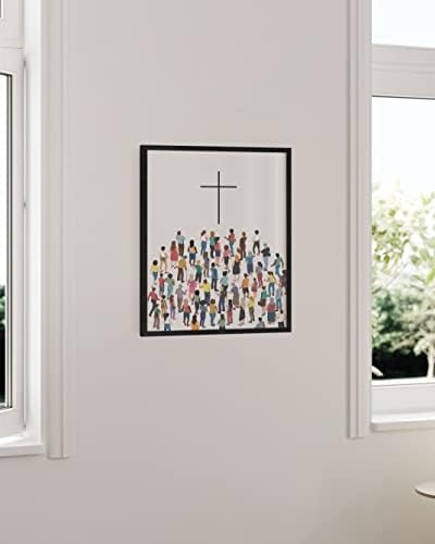Haus and Hues Religious Wall Posters - The Cross of Jesus Christ, Religious Posters For Kids, Spiritual Pictures, Religious Pictures Christian Painting, Biblical Posters Catholic Art (Unframed, 16x20) - Image 5