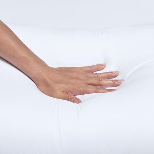 Amazon Basics Down Alternative Bed Pillows with Hypoallergenic Pillow Protector Cases, Soft Density for Stomach and Back Sleepers, Standard 26" x 20", White, 2-Pack - Image 5