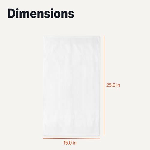 Amazon Basics Organic Cotton Waffle Weave Kitchen Dish Towels, Ultra Absorbent, Quick Drying, Lint-Free, 15 x 25 inches, 6-Pack - Image 5