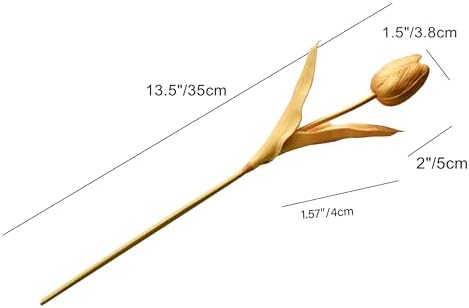 Mandy's 12pcs Artificial Gold Tulips - Image 2