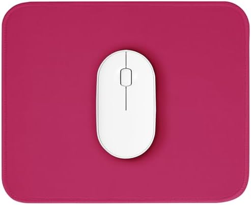 red Mouse Pad, Nice and Cute Mouse Pad, Splash-Proof Textured 10.2 x 8.2Inch, Stitched Edge Non-Slip Waterproof Rubber Mouse Pad by ZYAOTWQZ