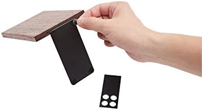 Pandapark Wood Bookends,Non-Skid Bookend for Shelves,Heavy Duty Bookends,Book Stand for Books/CDs,1 Pair - Image 4