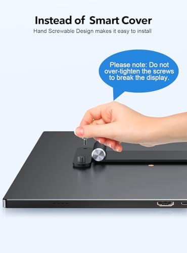 UPERFECT Portable Monitor VESA Stand with Hand Screw for 7-18.5 inch - Image 2