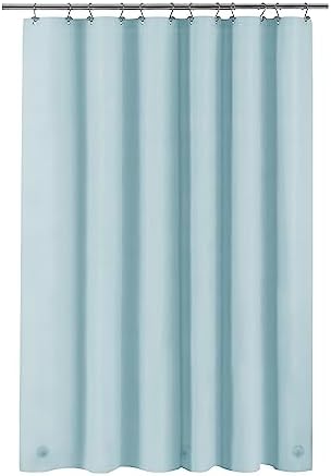 Barossa Design Shower Curtain Liner Light Blue, Standard Size by BarossaDesign