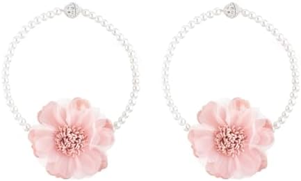 SUQ I OME Pearl Magnetic Curtain Tieback, Pink, 9cm, 1 Pair - Image 2