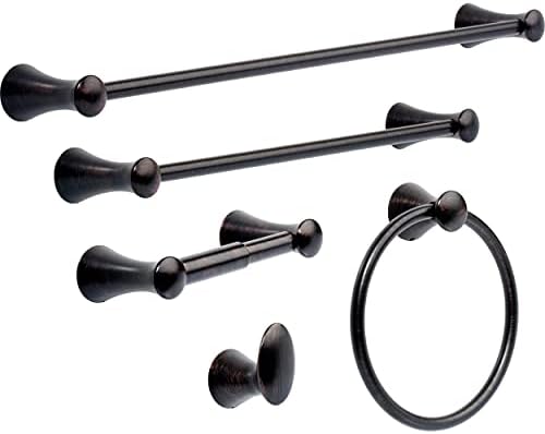 Delta Single Towel Hook for Bathroom or Kitchen| Venetian Bronze | Lahara Accessories - Image 2