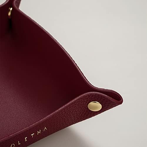 OLETHA Foldable Valet Tray, Travel Essentials for Women, Red - Image 4