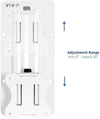 VIVO Height Adjustable VESA Adapter for Single 13 to 27 inch Monitor, Accessory Bracket Kit for Individual Screen, White, STAND-VAD3W - Image 3