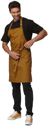 Chef Men Canvas Waterproof Apron Pocket 4251GB - Image 5