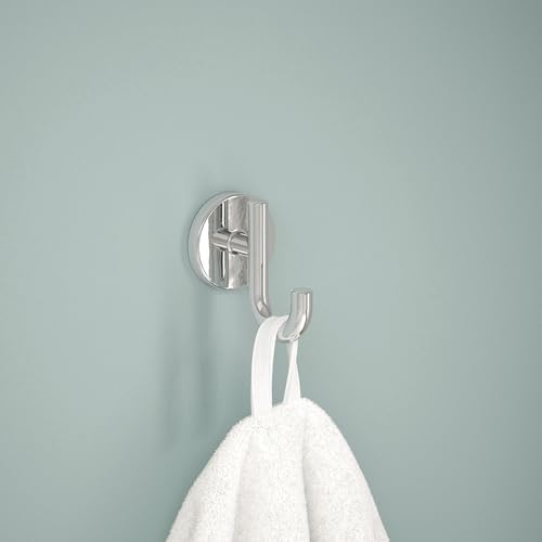 Delta Single Towel Hook for Bathroom or Kitchen| Polished Chrome | Trinsic Accessories - Image 2