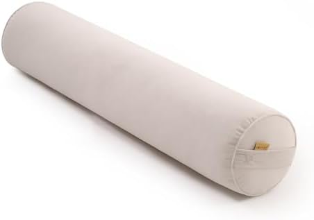 Body Pillow for Adults,Long Round Pillow,Big Cylindrical Pillow,Large Full Bolster Pillows for Side Sleepers (Misty White, 39.37"*7.87") by Ailuteie
