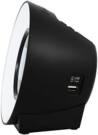La Crosse Technology C83117 Color Mood Light Desk Clock with 5 Soothing Nature Sounds and USB Port - Image 5