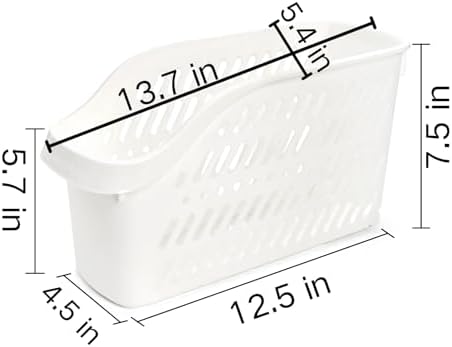 Coloch 4 Pack Plastic Under Sink Organizer with Wheels, Roll Out Bottle Organization Bins Narrow Kitchen Cabinet Organizers Multifunctional Plastic Organizer Basket for Under Sink, Kitchen, Bathroom - Image 2