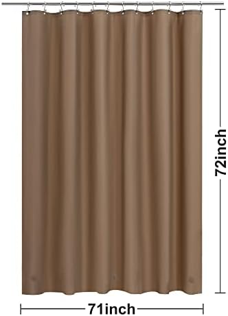 Barossa Design Brown Shower Curtain Liner Standard Size - Image 7