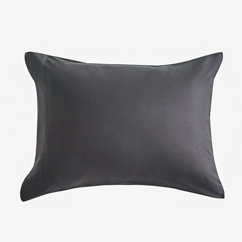 DOZ by SIJO Pillowcase Set, 100% Viscose derived from Organically Grown Bamboo, Buttery Soft, Silky, Breathable, Cooling, Oeko-TEX, High GSM, 2-Pack, Envelope Closure (Queen, Storm) - Image 3