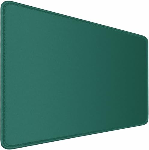 Mouse Pad Large, 31.5x15.7 inch Gaming Computer Keyboard Mouse Mat, Water Resist Non-Slip Mousepad Rubber Base Long XXL Mouse Pad for Work & Gaming, Office & Home, Green by Naukay