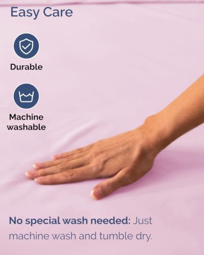 CGK Extra Deep Flex Top Split Head King Fitted Sheet Only - Light Pink - Image 7