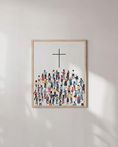 Haus and Hues Religious Wall Posters - The Cross of Jesus Christ, Religious Posters For Kids, Spiritual Pictures, Religious Pictures Christian Painting, Biblical Posters Catholic Art (Unframed, 16x20) - Image 4