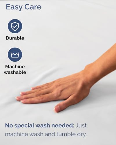 CGK Linens 2 Pack Extra Deep Twin XL Fitted Sheets - White - Image 6