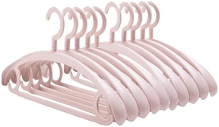 Heavy Duty Hanger Swivel Wide Shoulder Clothes Hanger Pink by trrcylp