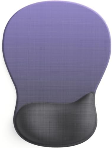 ErgoComfort Gel Wrist Rest Mouse Pad-Ergonomic Office Mousepad with Wrist Support-Non-Slip, Design Desk Accessories Mat for Home&Game Decor (06Deep Violet) - Image 7