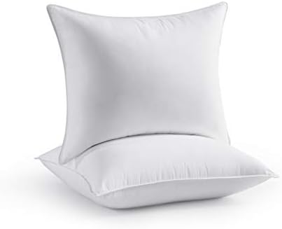 Seward Park Bed Pillow King Size Set of 2, Shams Insert 20 x 36 inch, Down Alternative Cooling Pillows for Stomach, Side or Back Sleeper by SewardParkhome