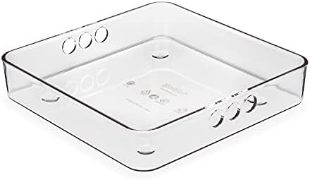 Yumbox Food Storage Organizer Bin, Clear Plastic Bins for Pantry, Kitchen, Fridge, Cabinet Organization and Storage, with Side Grips by Yumbox