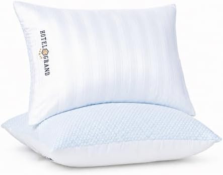 Hotel Grand Pillows Luxury Cooling Queen Size Set of 2 Down Alternative by Unknown