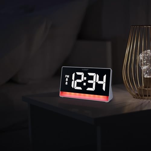La Crosse Technology 617-149 Digital Alarm Clock with Color Changing Glow Light - Image 7
