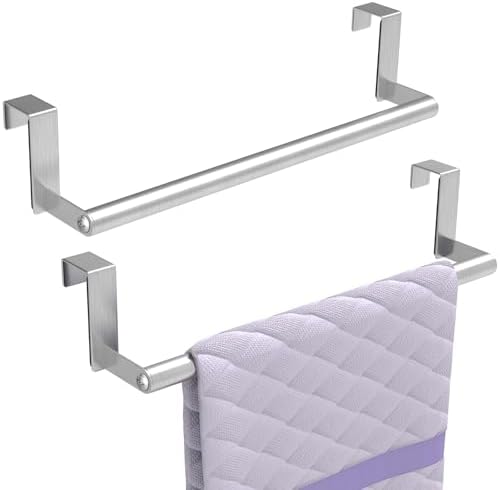 STWWO Kitchen Towel Holder for Cupboard Brushed Nickel by STWWO