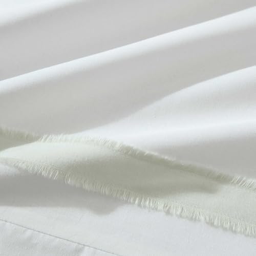 Laura Ashley - European Sham Cover, Ramie Cotton Faux Linen Pillow Cover - Image 3