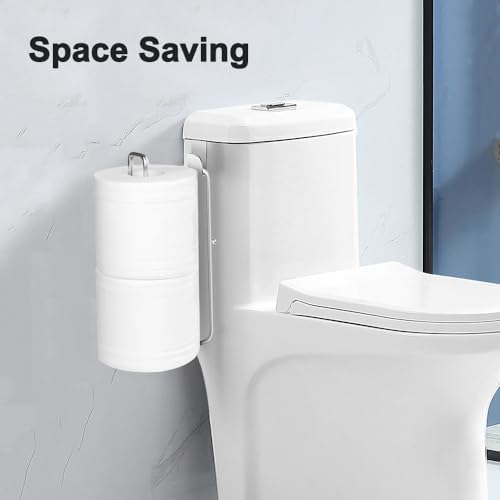 Over The Tank Toilet Paper Holder for 2 Roll Tissue 1pcs - Image 6