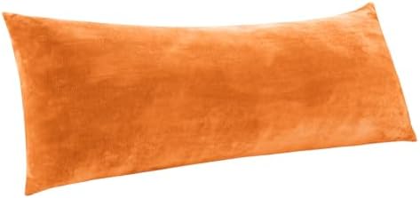 BEDELITE Body Pillow Cover with Zipper, Burnt Orange, 20x54 Inch, 1 Pack - Image 7