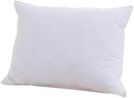 Luxury Goose Down Feather Pillows Standard Size One Pack White Pillow Bedding Soft by Unknown