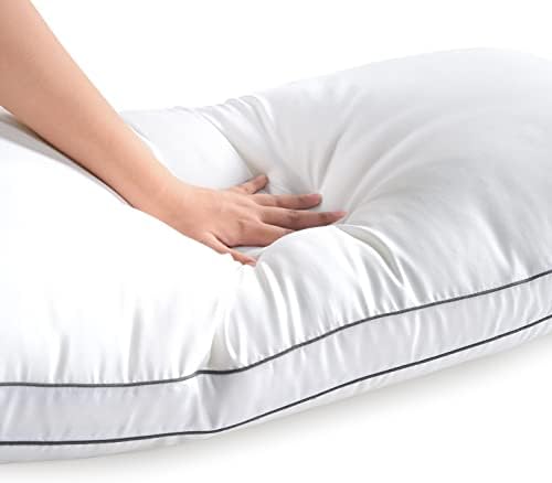 LANE LINEN Standard Size Bed Pillows for Sleeping, Set of 4, 20x26 - White - Image 3