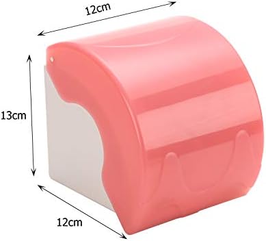 Wall Mounted Waterproof Paper Holder Bathroom Paper Roll Holder (White) - Image 2