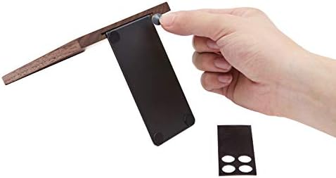 Pandapark Wood Decorative Bookends,Non-Skid Bookend for Shelves,Heavy Duty Bookends,Book Stand for Books/CDs,1 Pair - Image 4