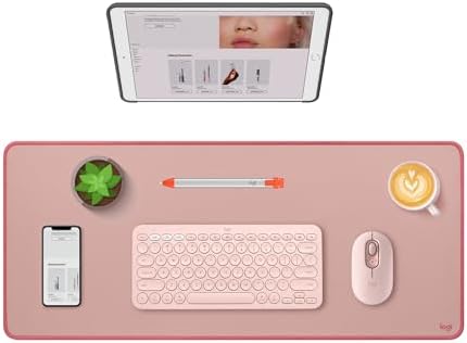 Logitech Studio Series Desk Mat Large 28x12 Inches - Rubber - Darker Rose by Unknown