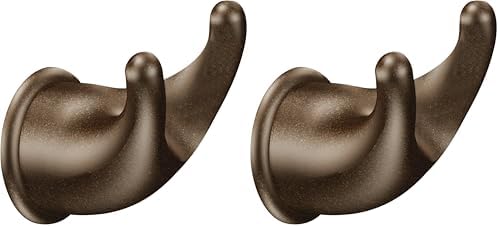 Moen YB8003OWB Mason Robe Hook, 1 Count (Pack of 2), Old World Bronze by Unknown