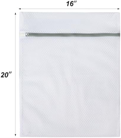 Vivifying Large Mesh Laundry Bags, 3 Pack, 20 x 16 Inch Wash Bags - Image 2