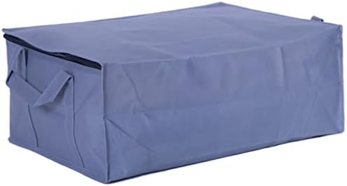 Zippered Clothes Storage Bags with Plastic Clear Window and Sturdy Handles Great for seasonal storage, Bedding, Blankets,Foldable with Sturdy Zipper, 2 Pack, Grey (Medium, Grey-2Pack) - Image 6