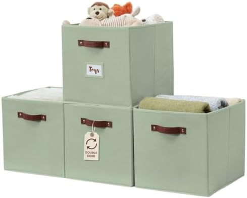 DECOMOMO Storage Bins, Storage Baskets for Shelves by DECOMOMO